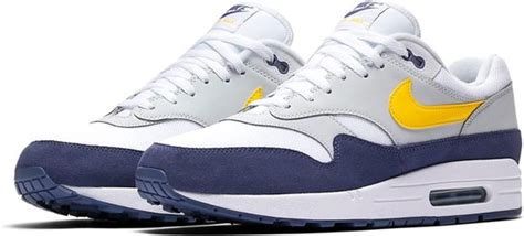 nike air max 1 wit blauw heren